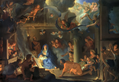 Adoration of the Shepherds by Charles Lebrun, 1689