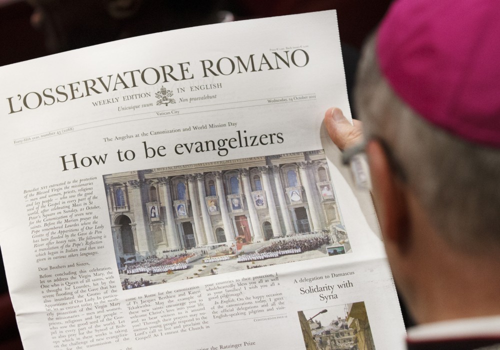 l'osservatore romano evangelizers